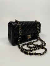 Chanel Mini Rectangle In Black Lambskin With PGHW