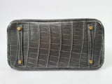 Hermès Birkin 30 In Matte Graphite Crocodile With GHW