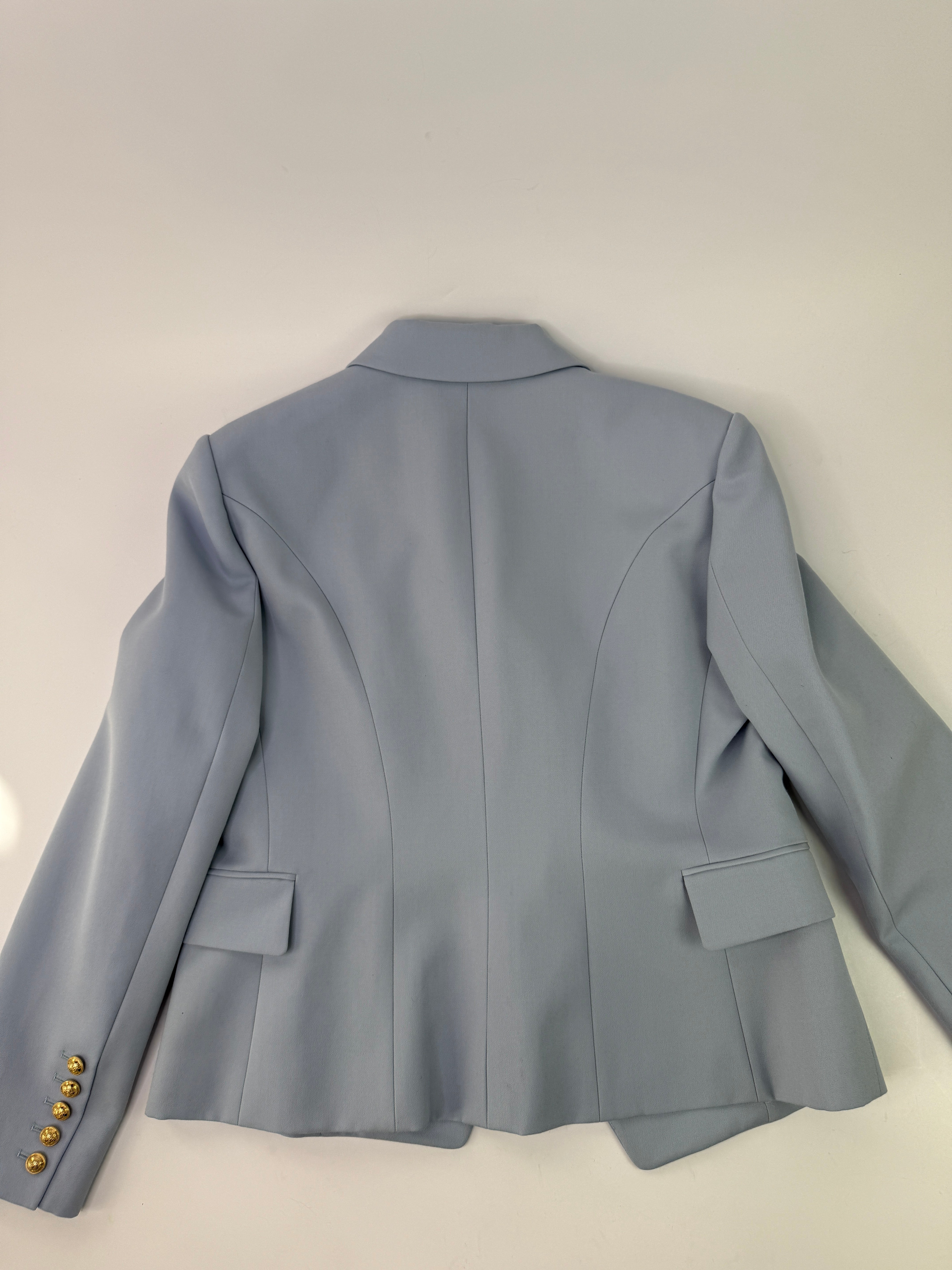 Balmain Powder Blue Blazer (Size FR46/UK18)