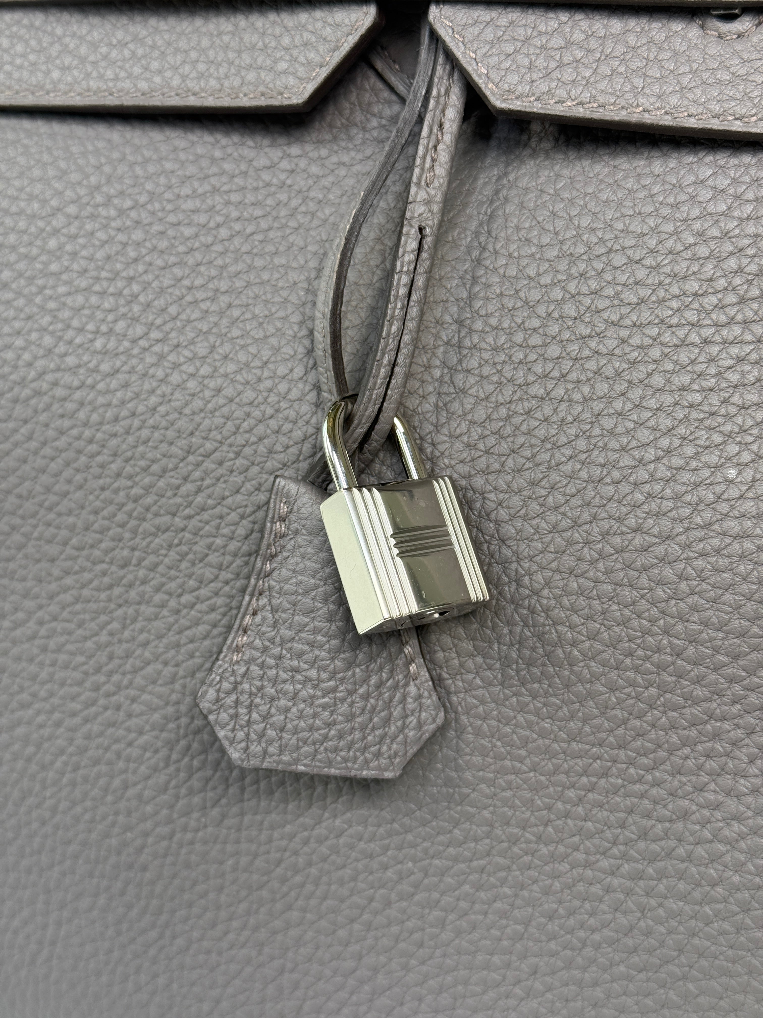 Hermès Birkin 35 In Gris Etain Togo Leather With Palladium Hardware