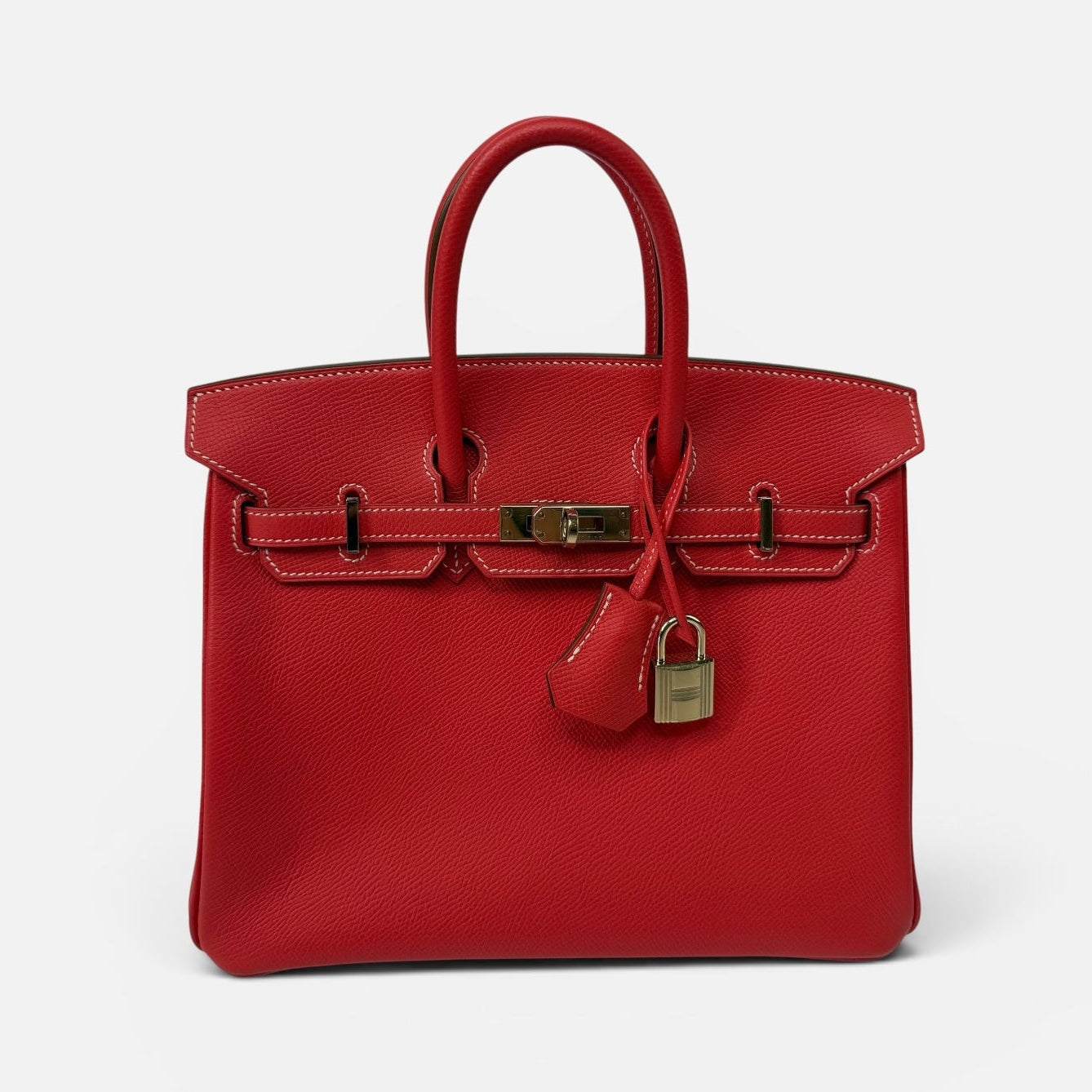 Hermès Birkin 25 In Candy Rose Jaipur Epsom With Permabrass Hardware