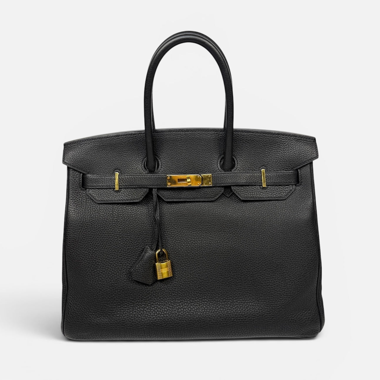 Hermès Birkin 35 Black Togo Leather With Gold Hardware