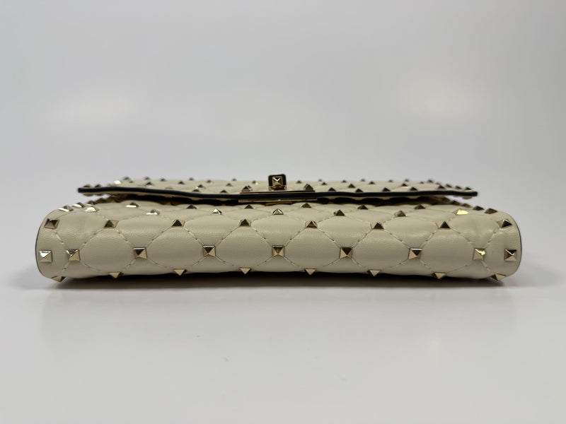 Valentino Garavani Nappa Rockstud Spike Wallet on Chain