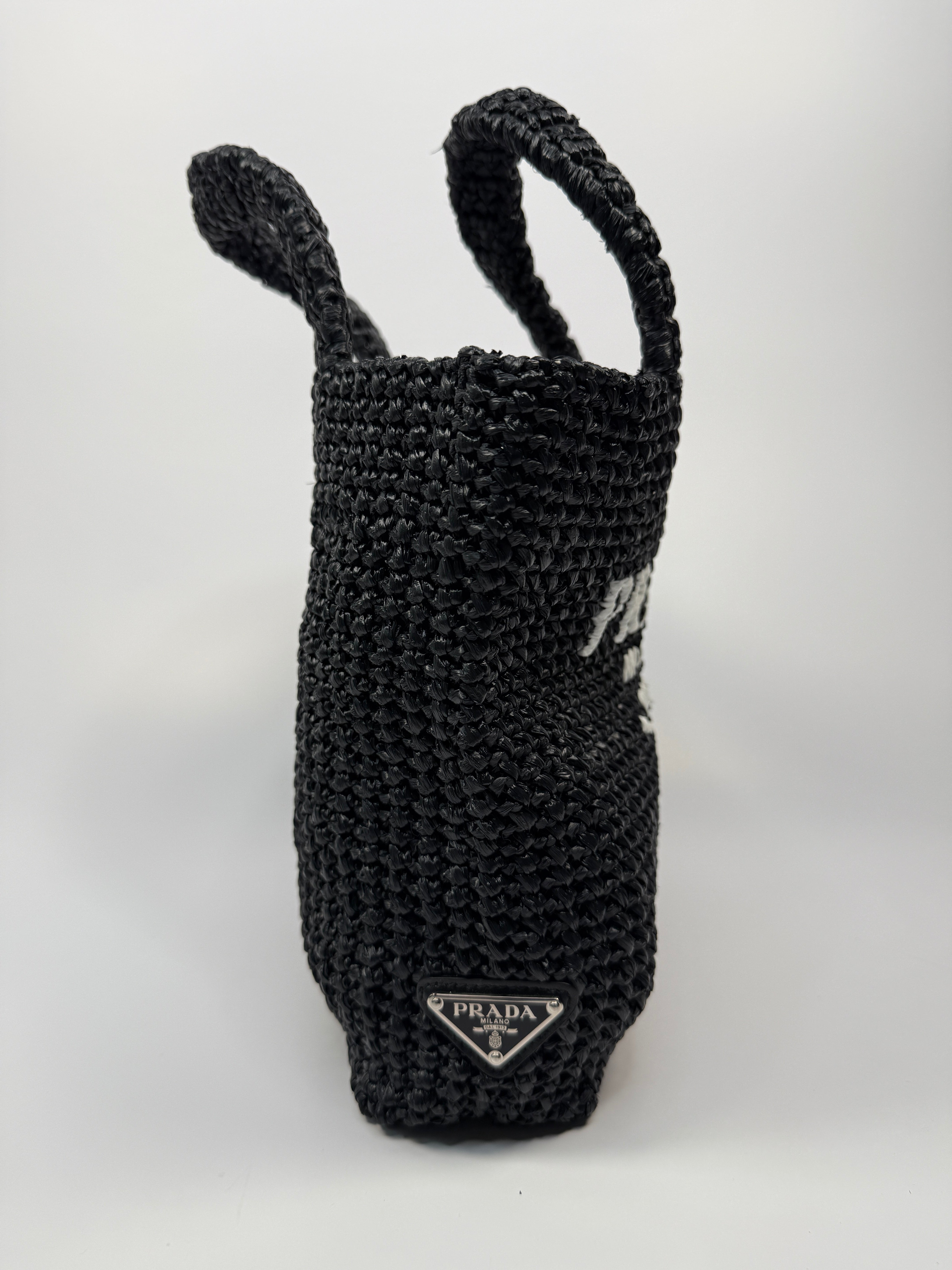 Prada Mini Crotchet Tote