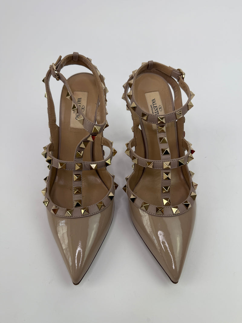 Valentino Garavani Rockstud Caged Pumps (Size 38.5/UK5.5)