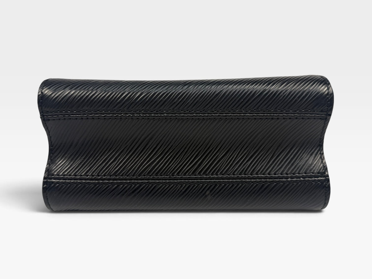 Louis Vuitton Twist PM Shoulder Bag In Black Epi Leather With Silver Hardware. 100% authentic and pre loved in excellent condition. 