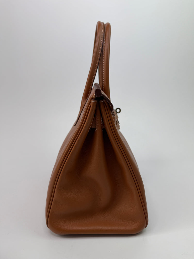 Hermès Birkin 30 In Gold Swift Leather With PHW