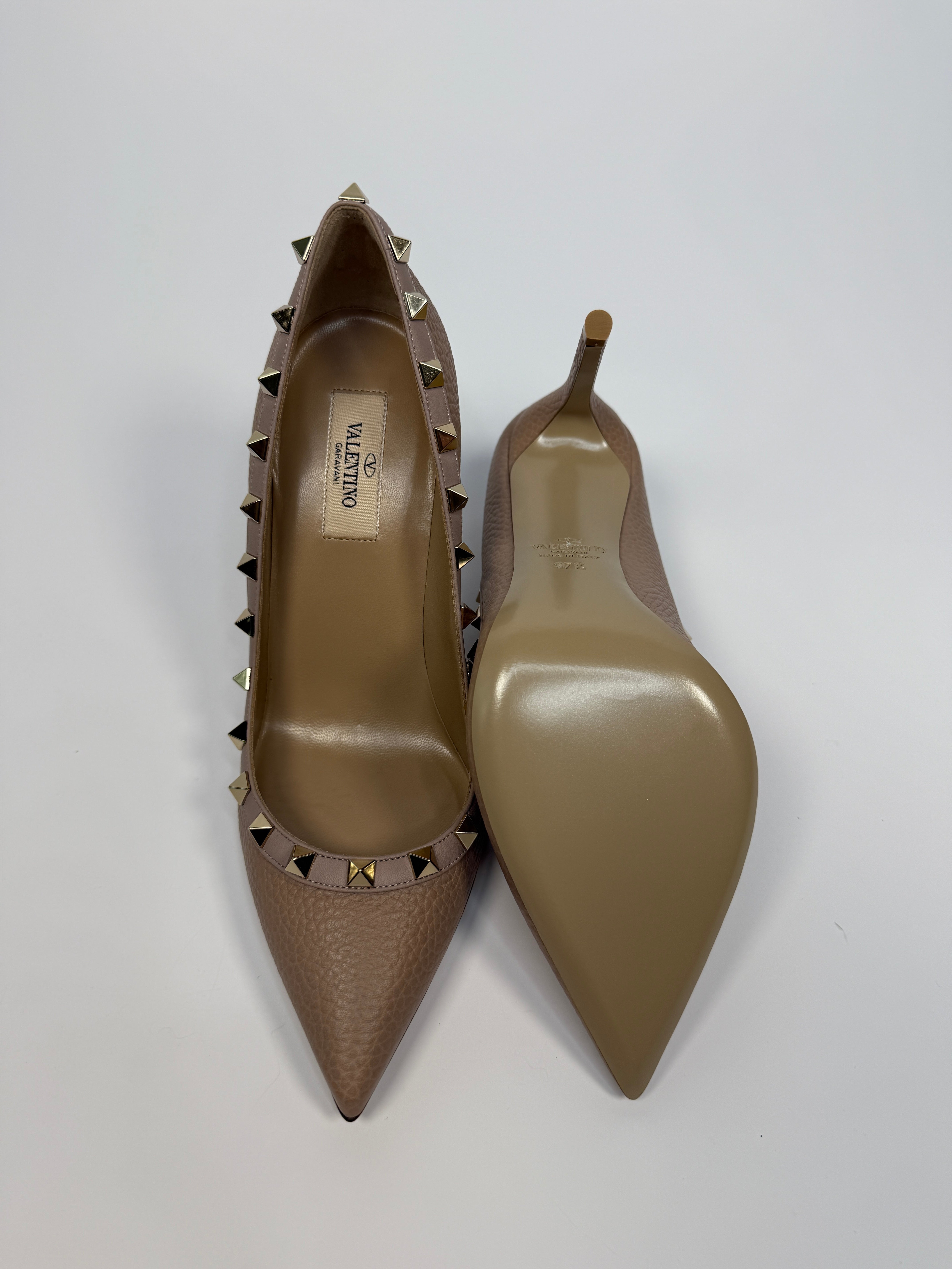 Valentino Garavani Rockstud Heels (Size 37.5/UK4.5)