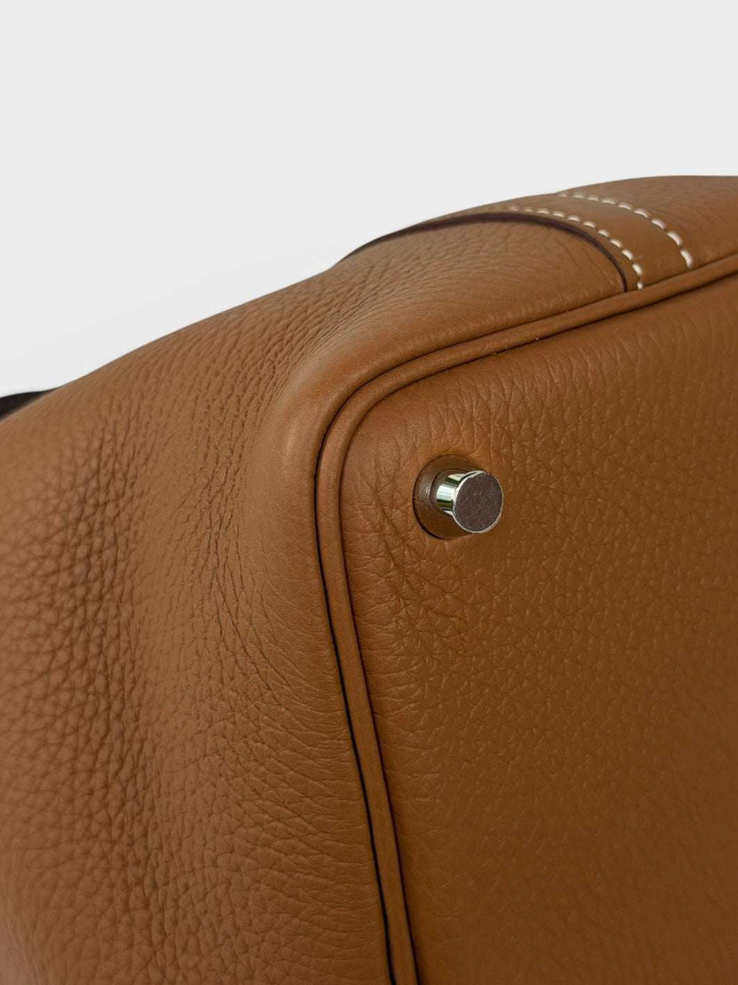 Hermès Picotin 18 In Gold Clemence Leather With Palladium Hardware