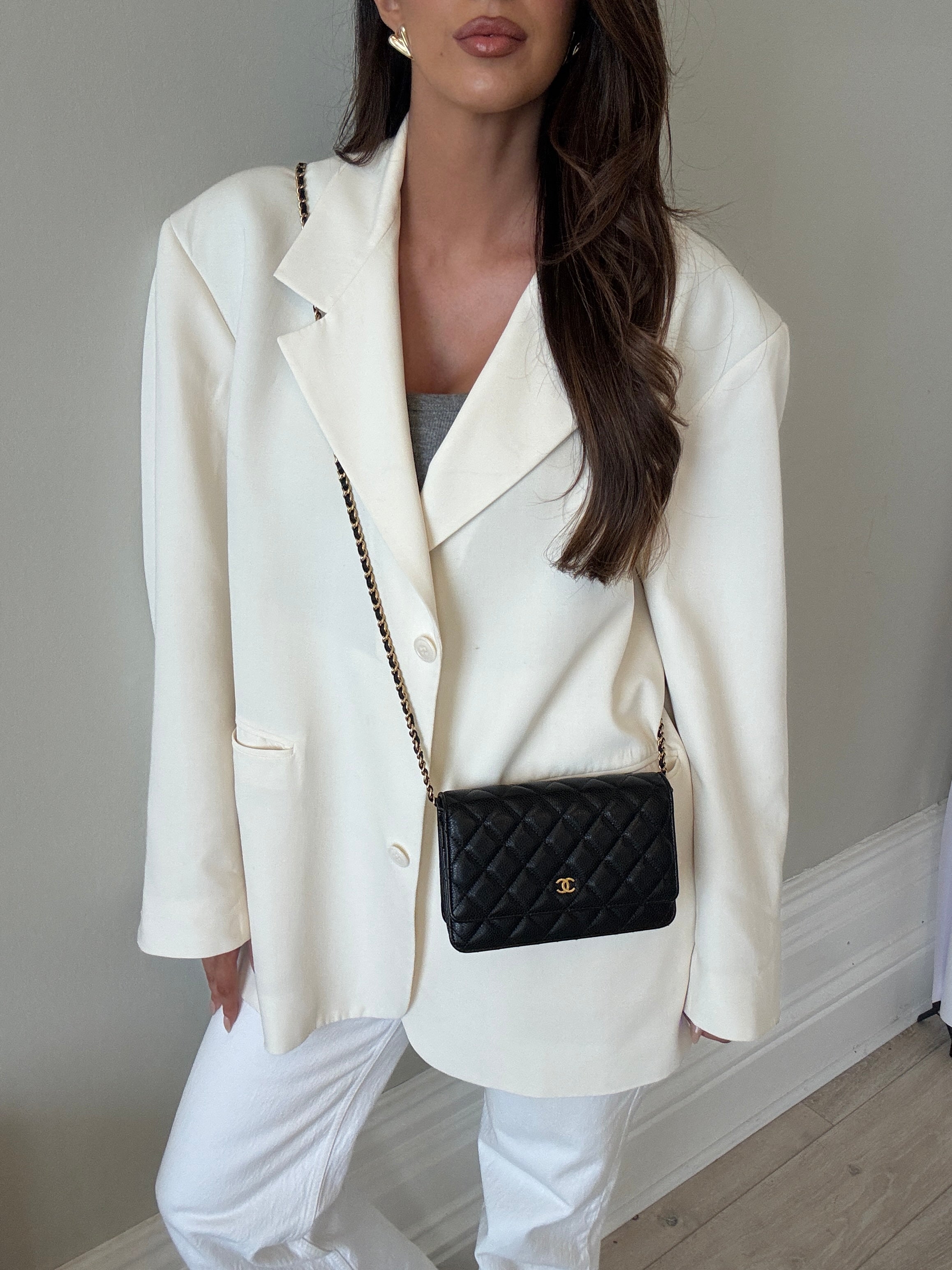 Chanel Wallet On Chain Black Caviar Leather With GHW