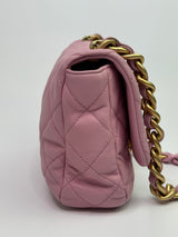 Chanel Pink Lacquered Flap Bag