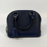Louis Vuitton Alma BB In Navy Epi Leather
