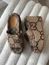 Gucci GG Angelina Platform Slides  (Size 37.5/UK 4.5)