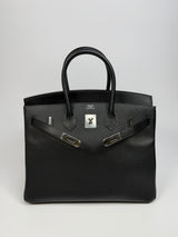 Hermès Birkin 35 Black Epsom Leather With PHW
