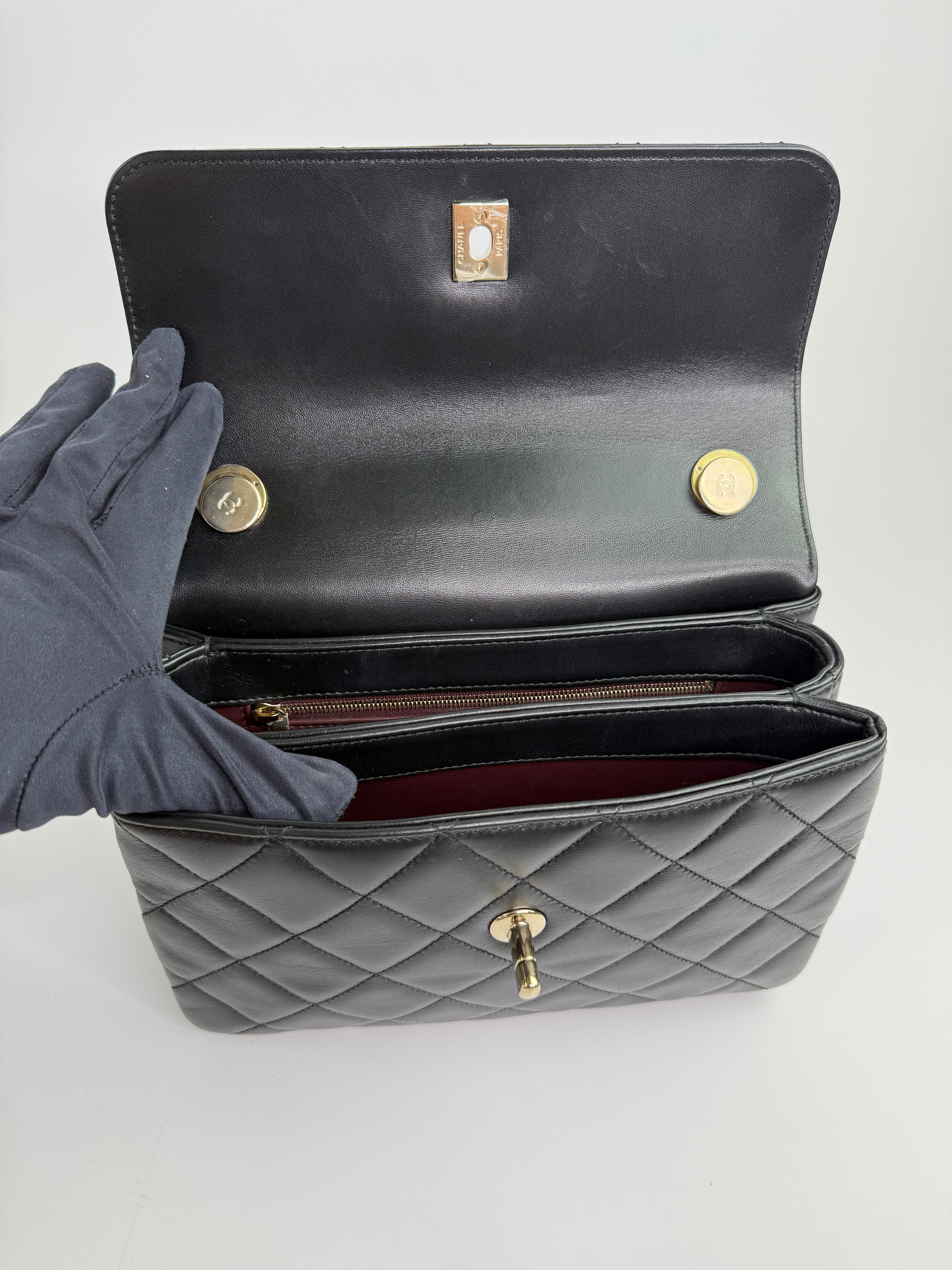 Chanel Small Trendy Top Handle Flap Bag