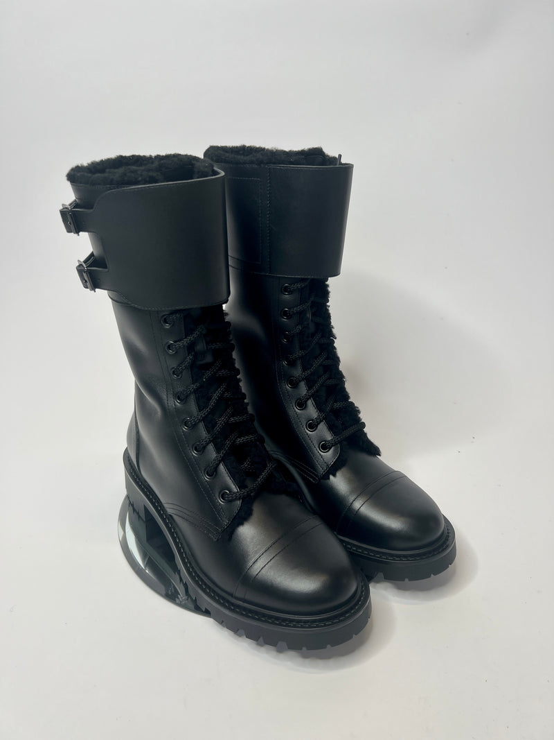 Christian Dior D-Trap Ankle Boots (Size 39/UK6)
