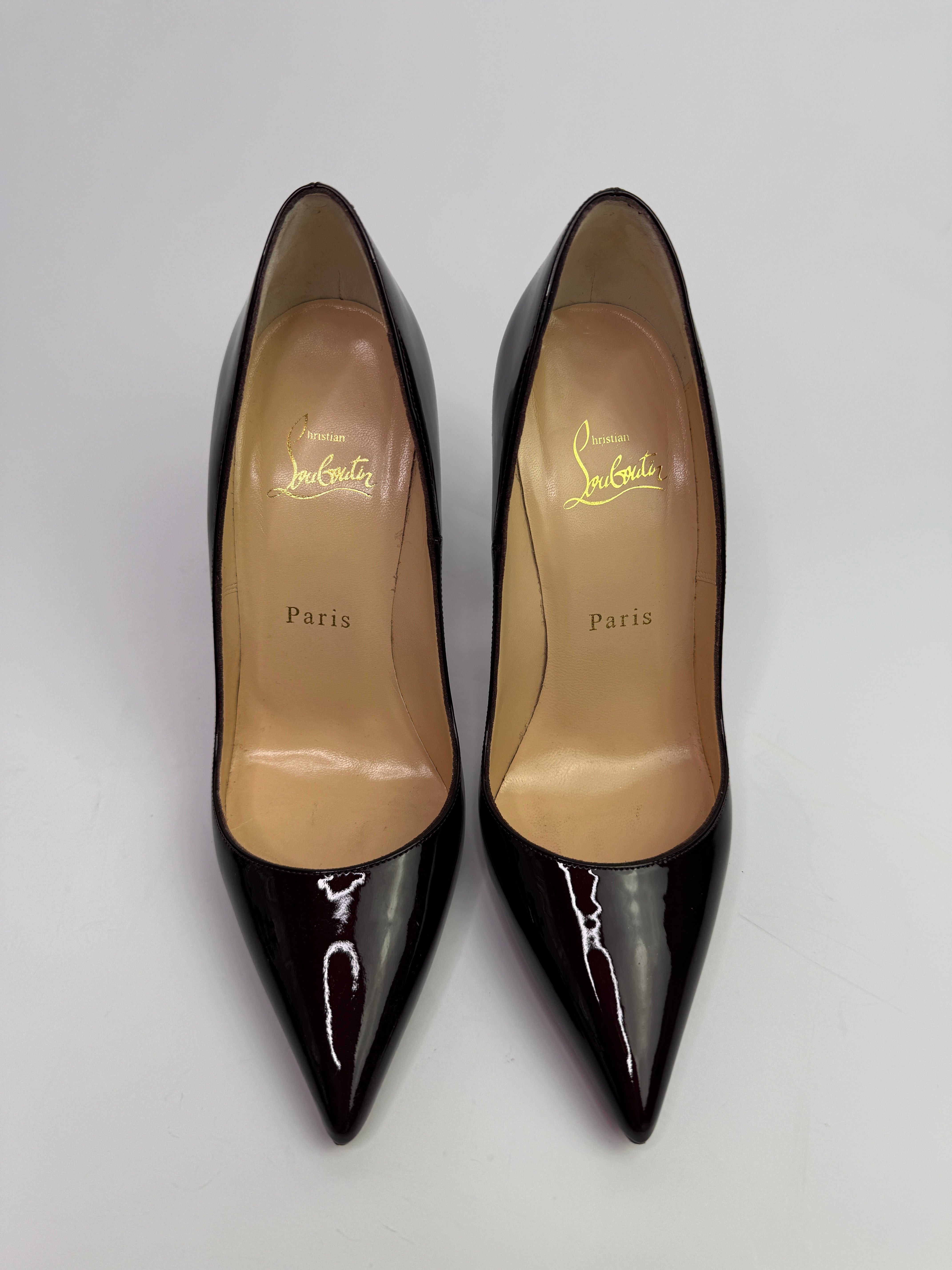 Christian Louboutin So Kate 120 In Rouge Noir  (Size 37.5/UK4.5)