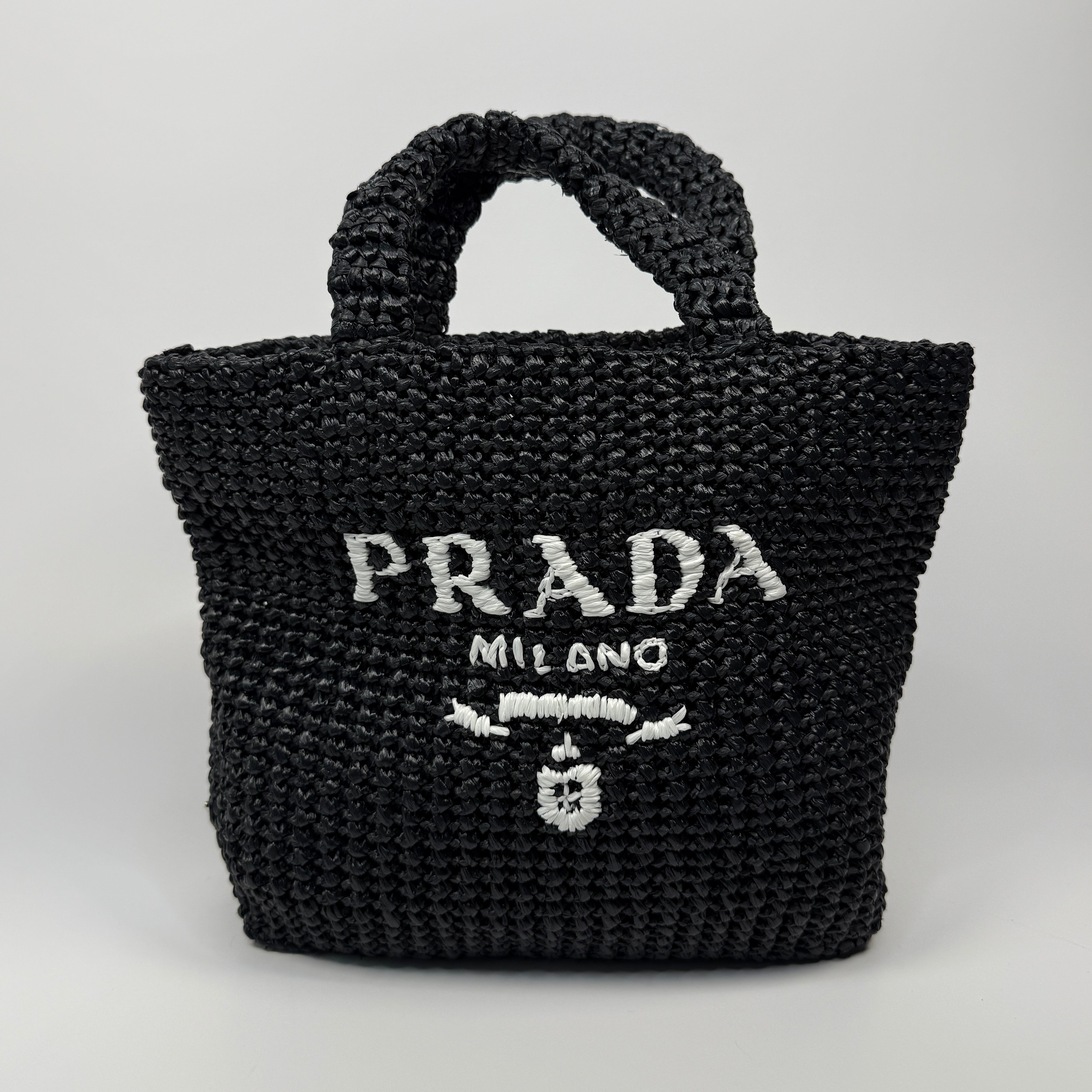 Prada Mini Crotchet Tote