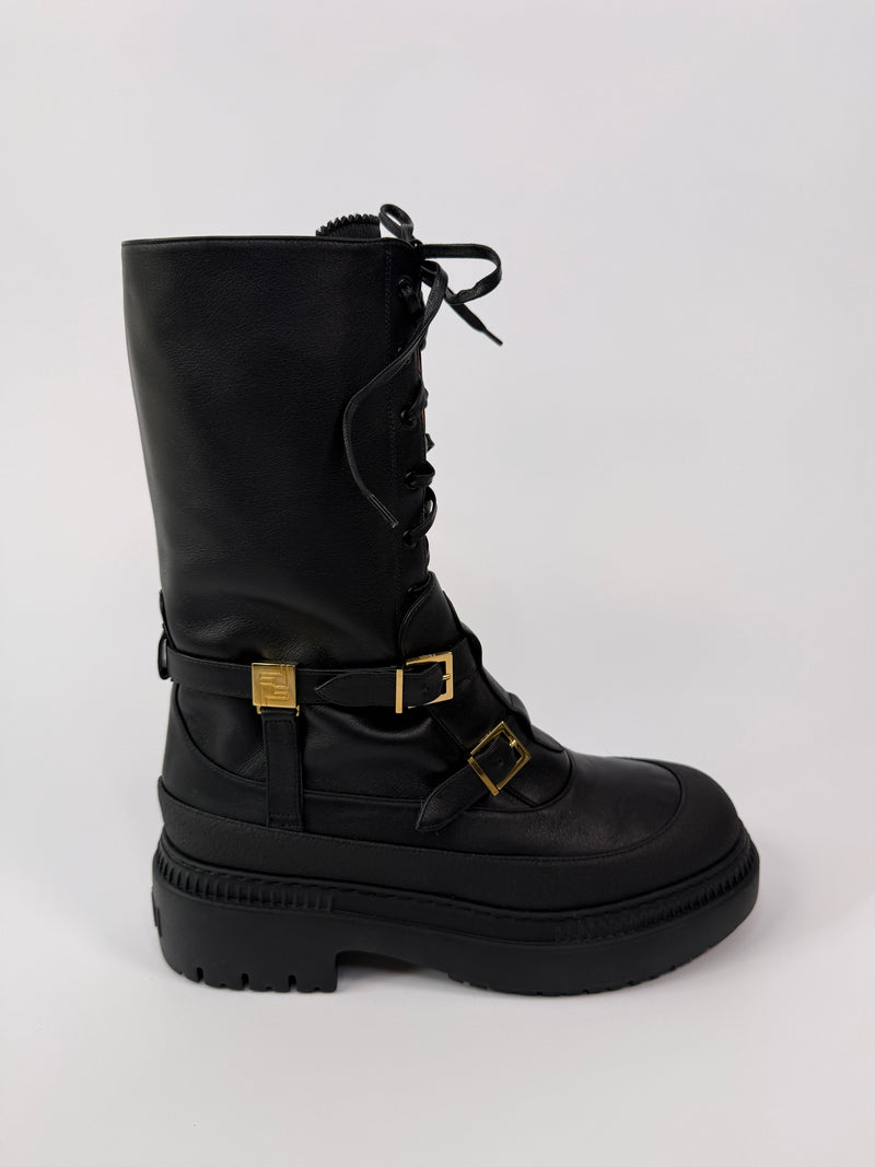 Fendi Biker Boots  (Size 40/ UK7)
