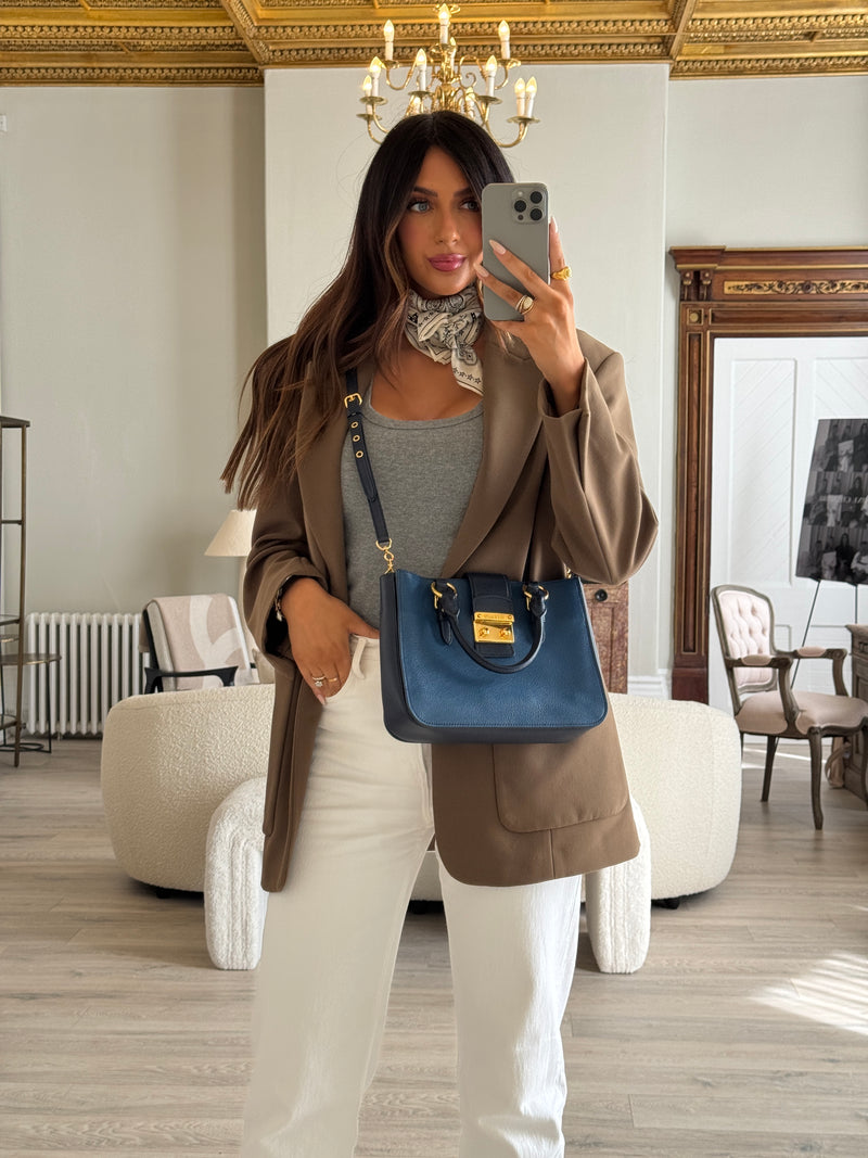Miu Miu Madras Bi Colour Tote Bag