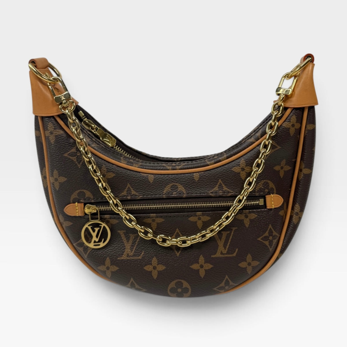 Louis Vuitton Loop Bag In Brown Monogram With Gold Hardware. 100% authentic and preloved in excellent condition