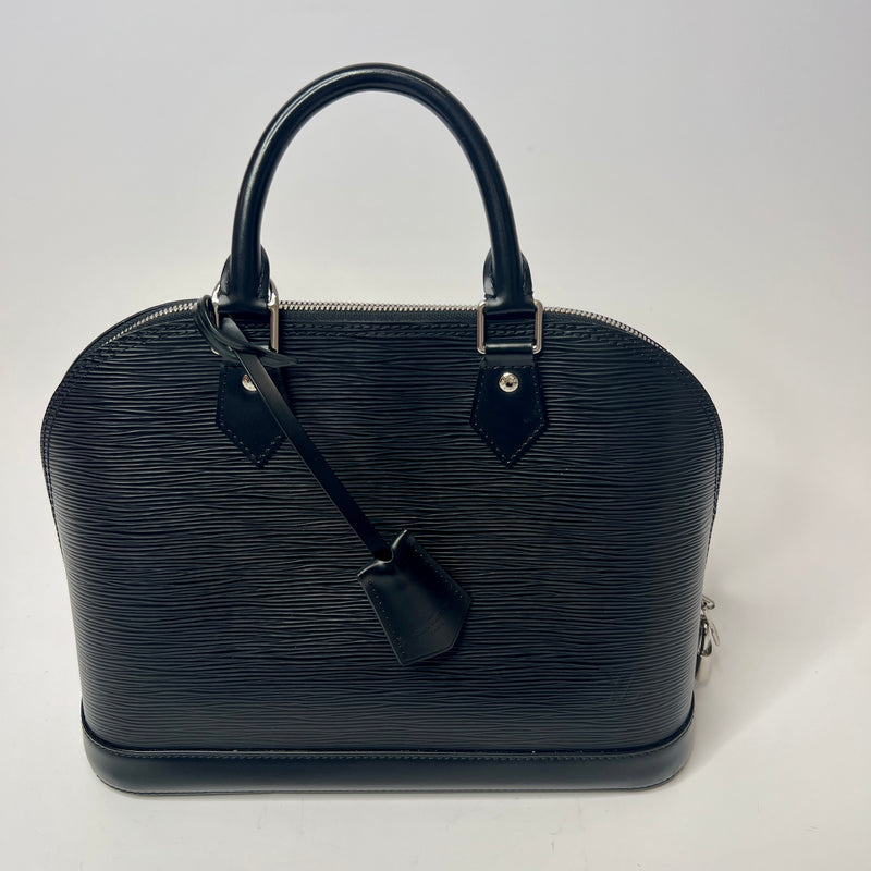 Louis Vuitton Alma PM In Black Epi Leather