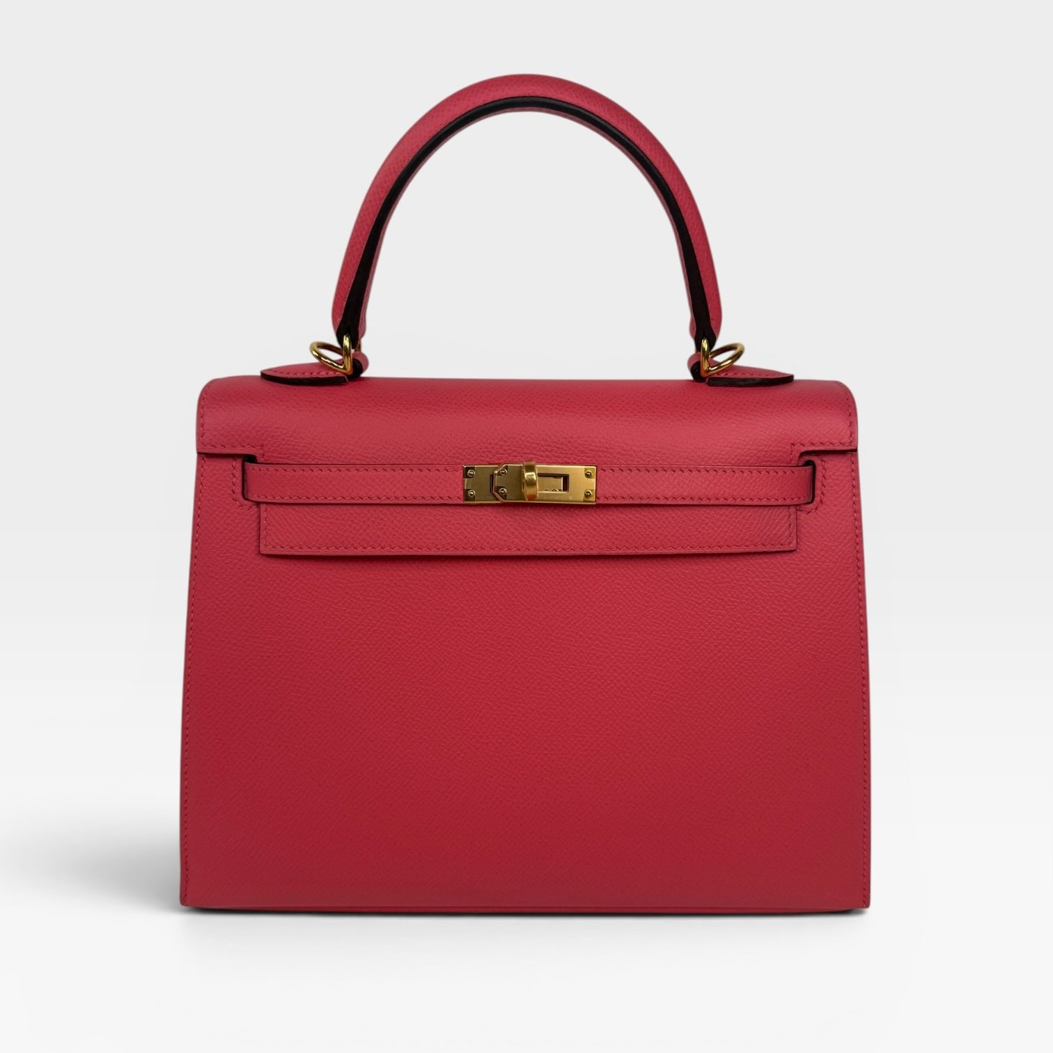 Hermès Kelly 25 In Rose Azalea Epsom Leather With Gold Hardware