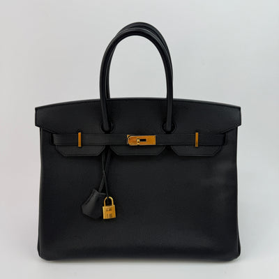 Hermès Birkin 35 Black Epsom Leather GHW