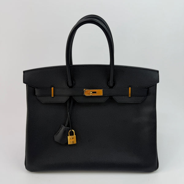 Hermès Birkin 35 Black Epsom Leather GHW