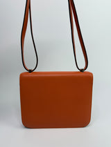 Hermès Constance 18 In Orange With PHW