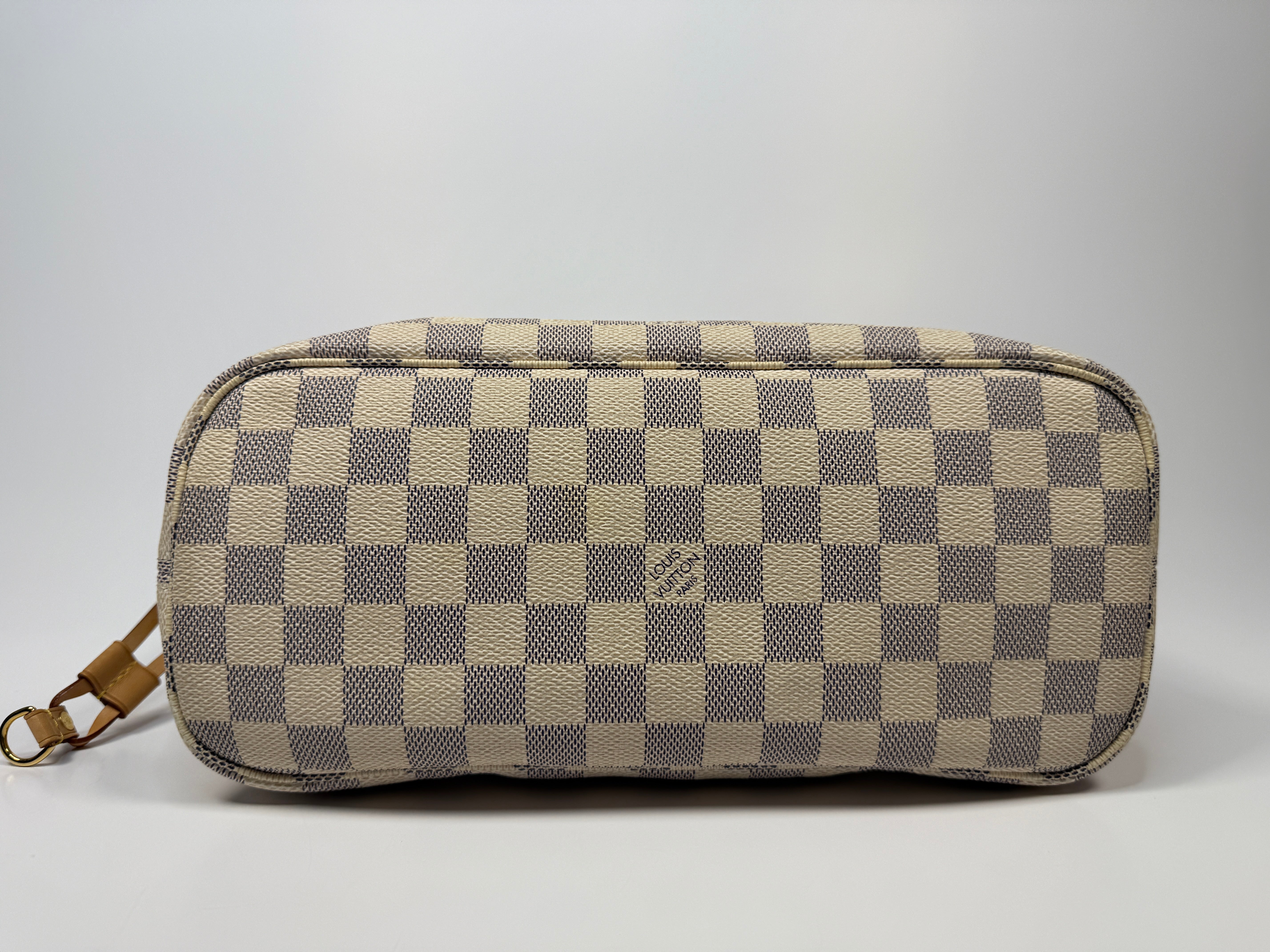 Louis Vuitton Neverfull PM Bag In Damier Azur. Authentic and pre loved in excellent condition
