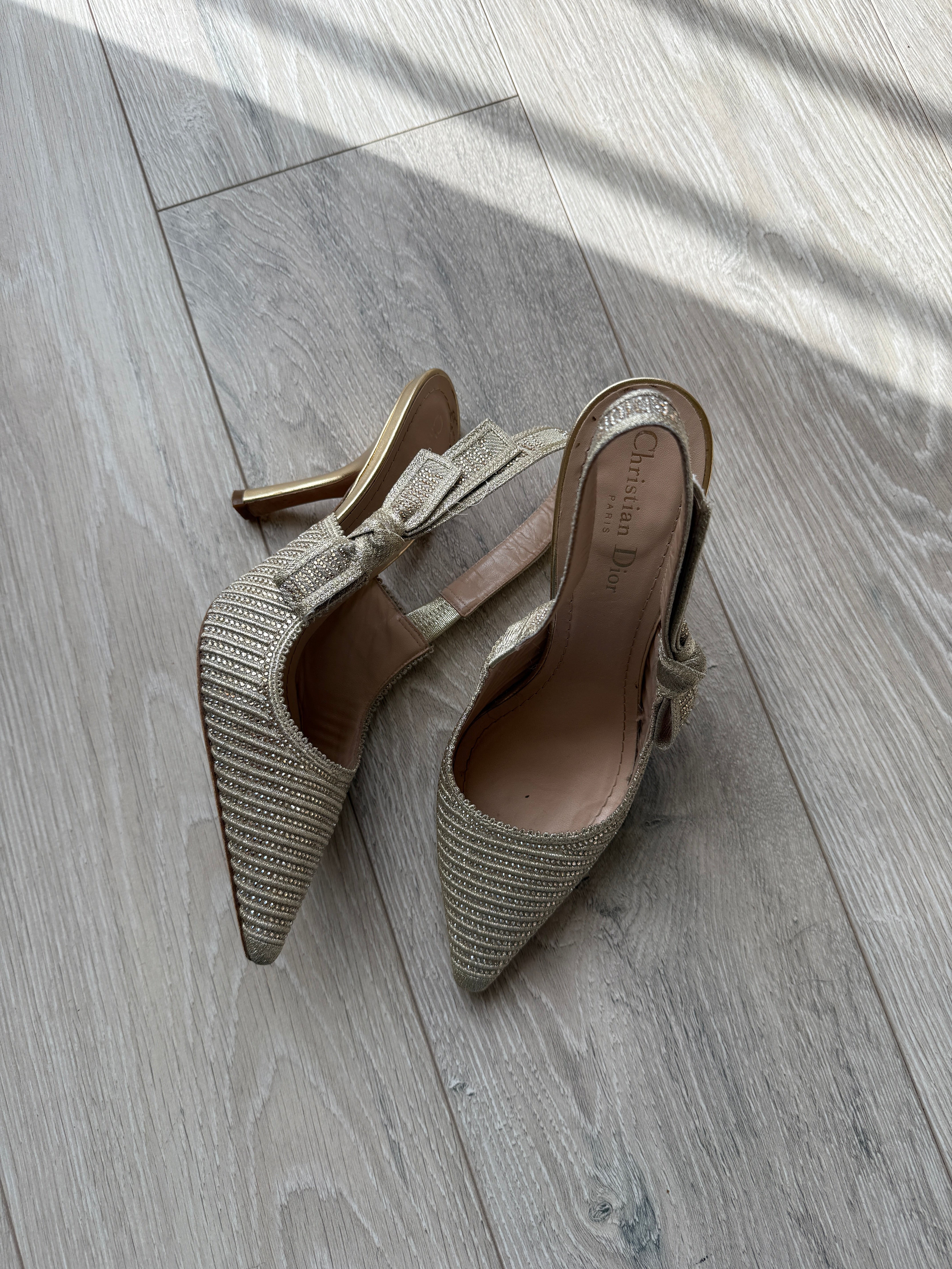 Christian Dior J'Adior Slingback Pumps (Size 38.5/UK5.5)