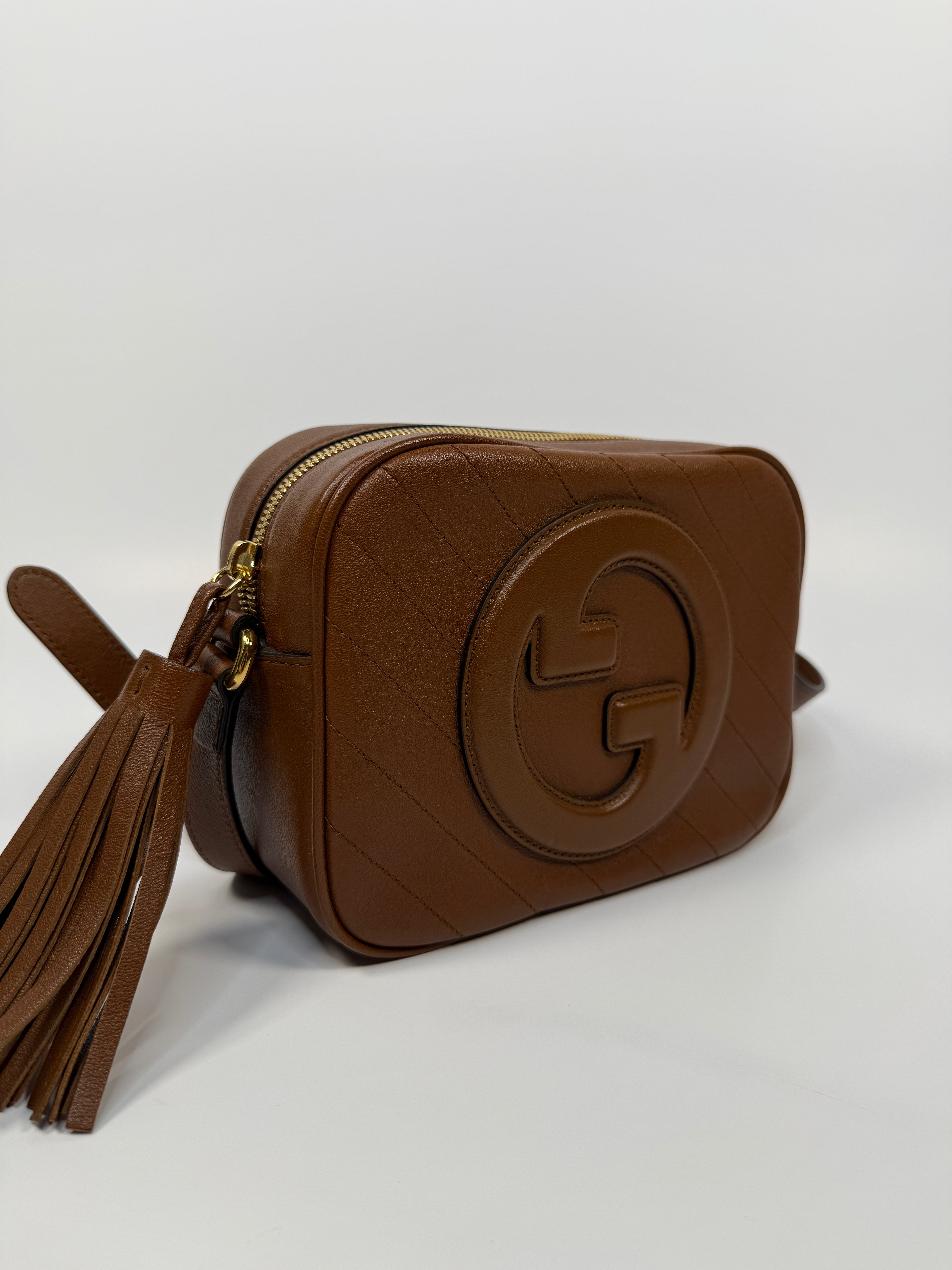 Gucci Soho Disco Crossbody Bag In Brown Leather