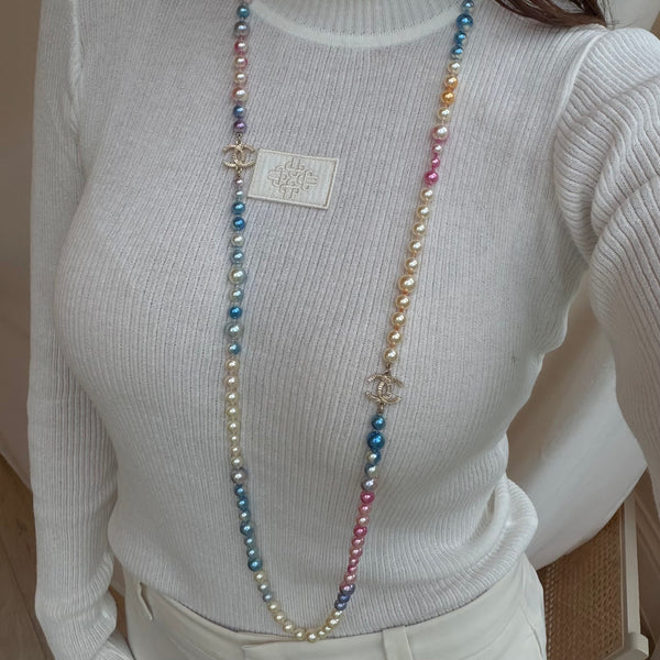 Chanel Rainbow Pearls