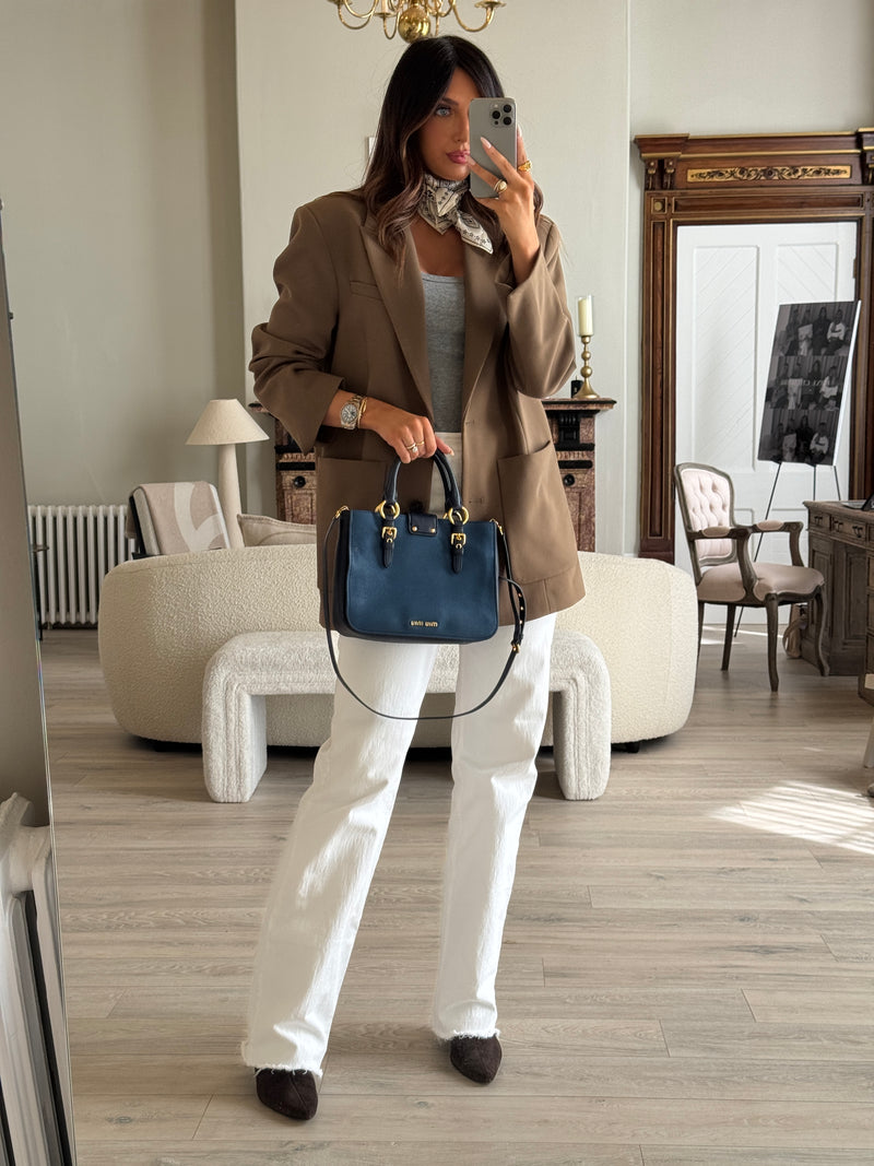 Miu Miu Madras Bi Colour Tote Bag
