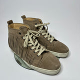 Christian Louboutin Brown Fringed High Top Trainers (Size 43.5 /UK 9.5)