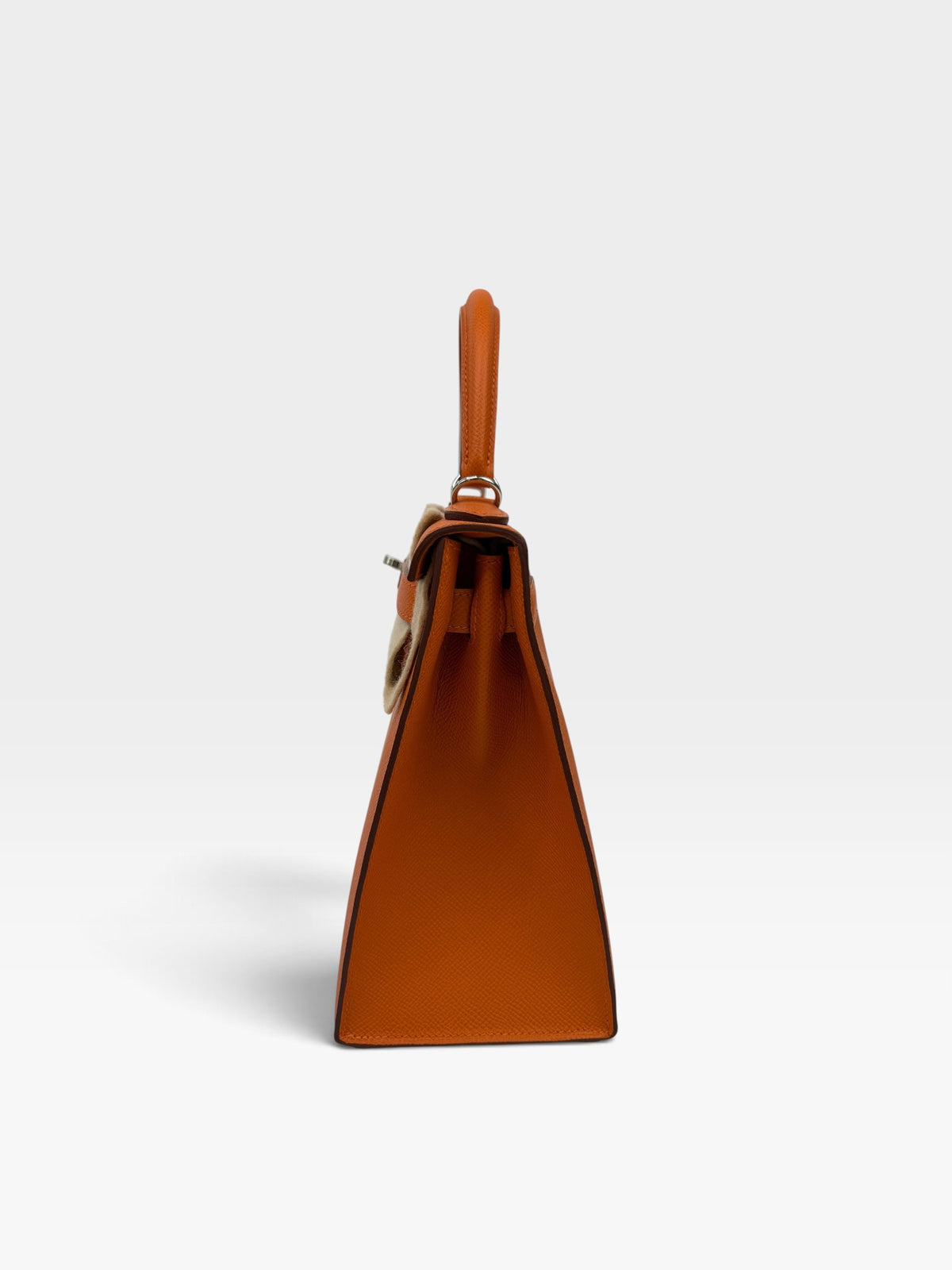 Hermès Kelly 28 In Orange Epsom Leather With PHW