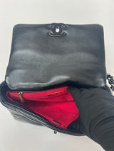 Chanel 19 Small So Black In Lambskin Leather