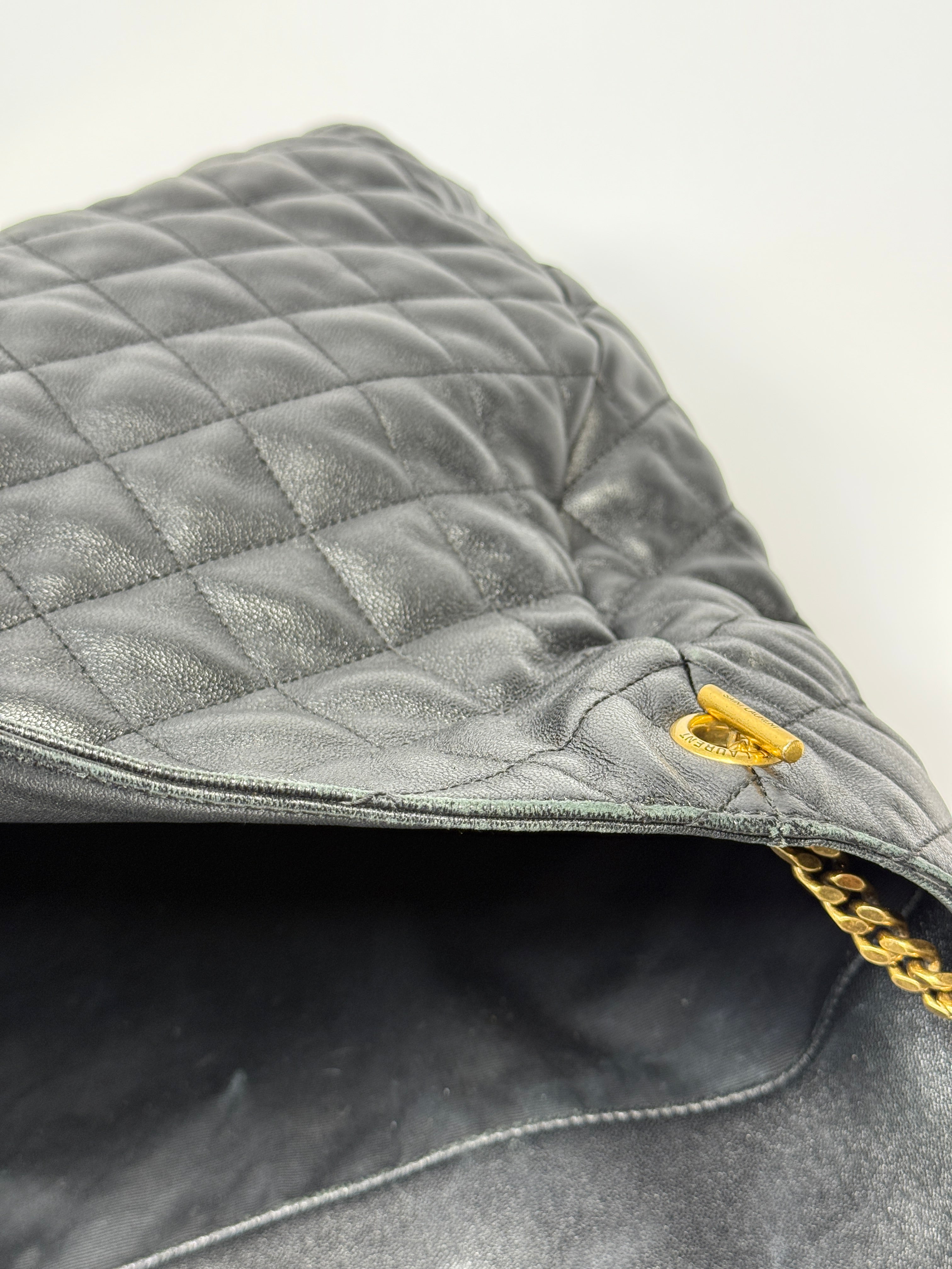 Saint Laurent ICARE Maxi Quilted Leather Shopping Bag