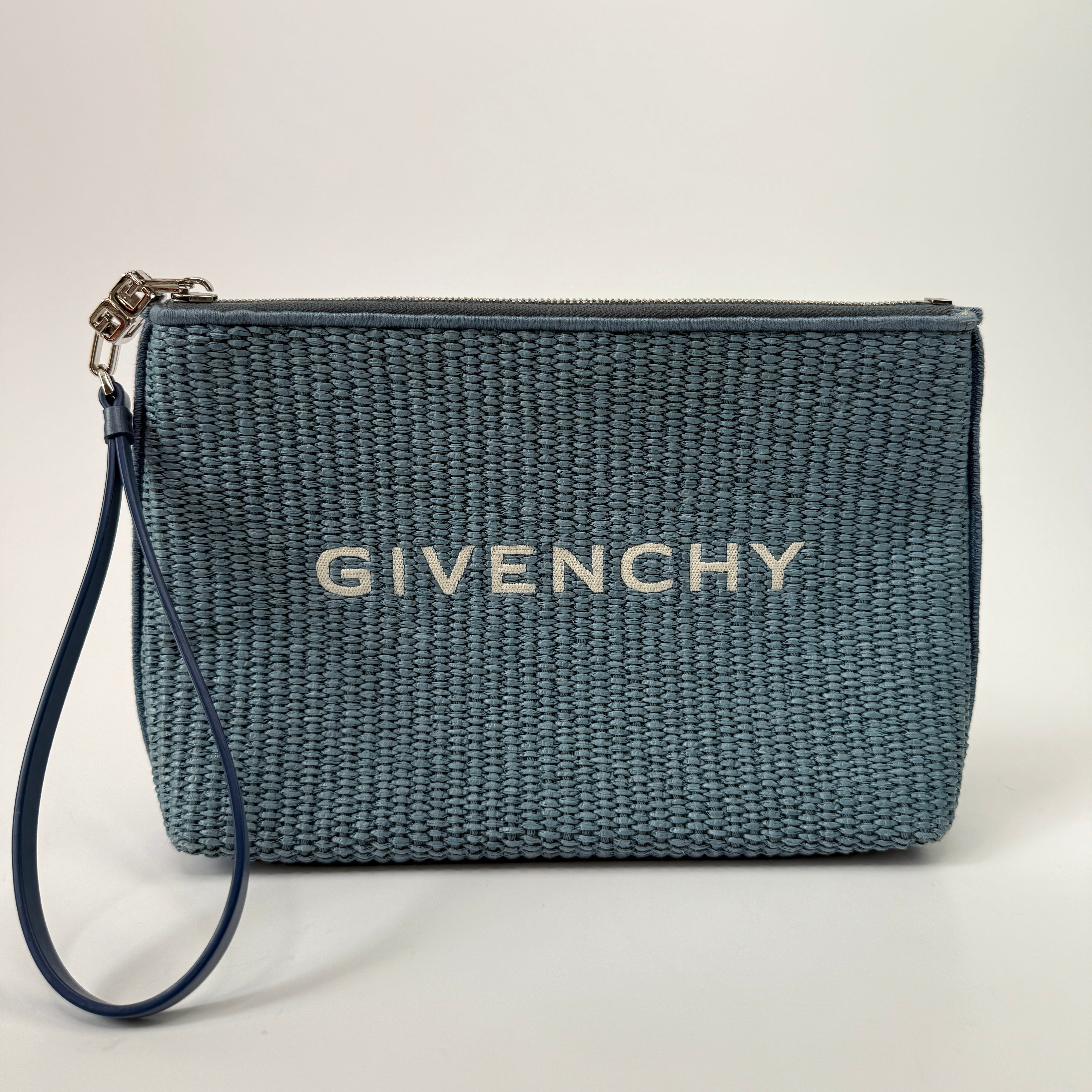 Givenchy Medium Logo Denim Pouch