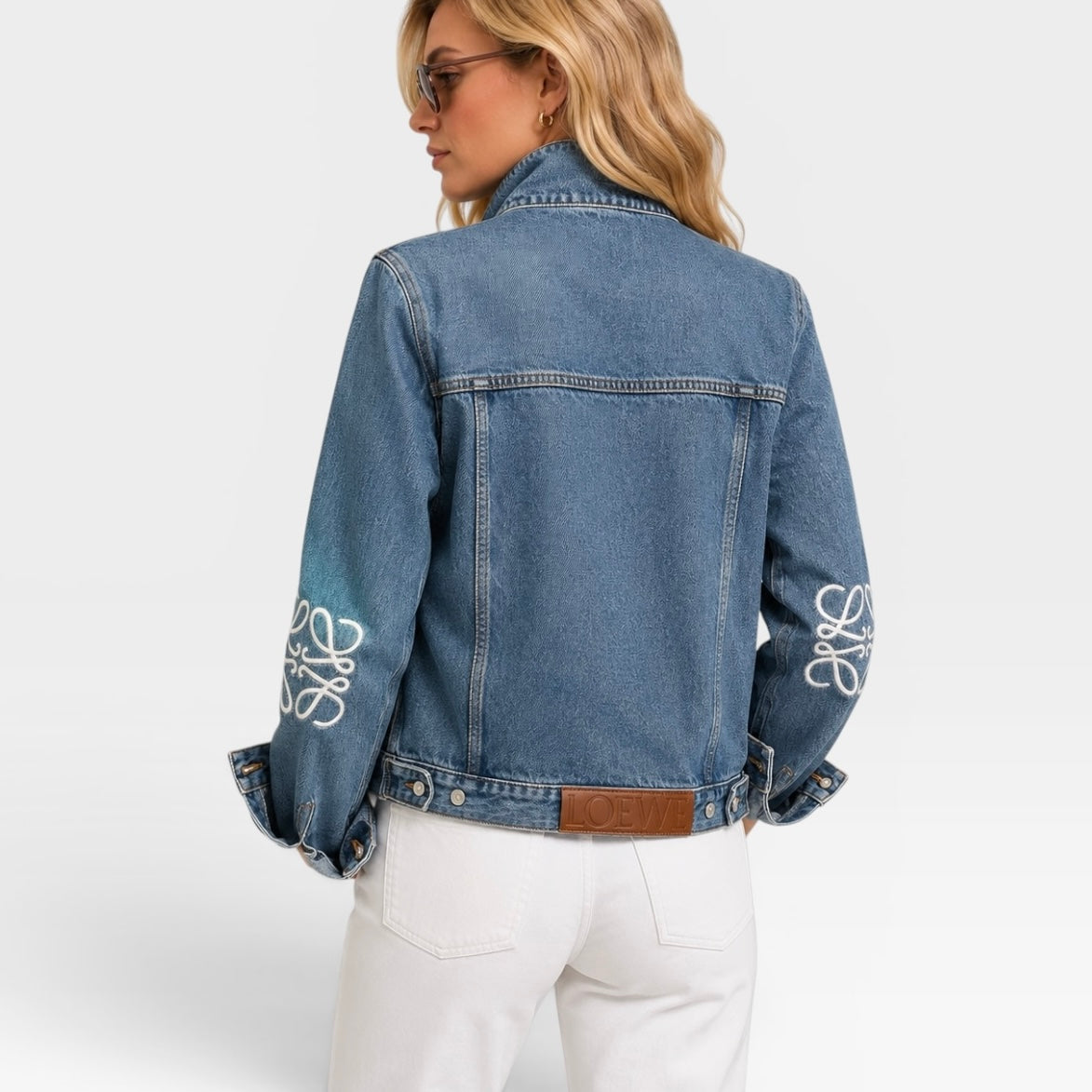Loewe Anagram Denim Jacket  (Size 38/UK10)