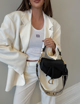 Christian Dior Saddle Bag With Strap