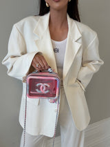 Chanel CC PVC Filigree Vanity Case