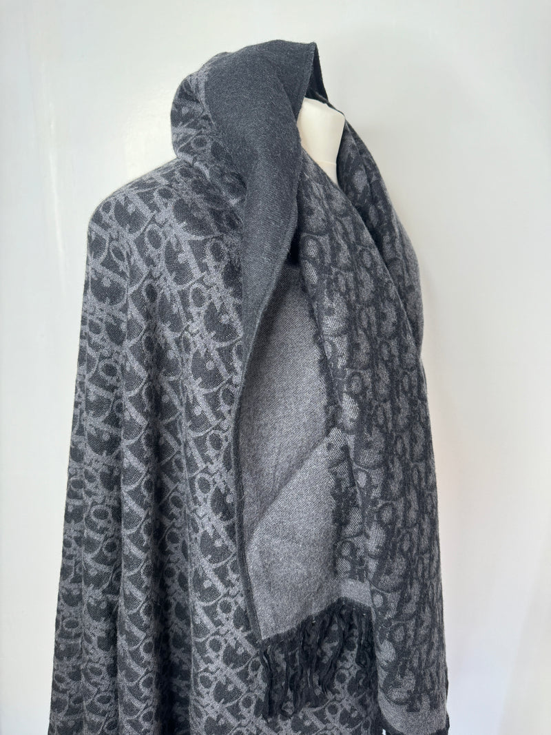 Christian Dior Oblique Wool Blanket Scarf