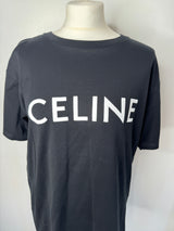 Celine Logo T-Shirt (Size S/ UK 36)