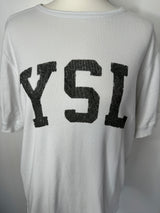 Saint Laurent Logo T-Shirt (Size M/ UK 12 )