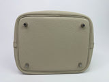Hermès Picotin 22 In Beton Clemence Leather With PHW
