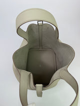Hermès Picotin 22 In Beton Clemence Leather With PHW