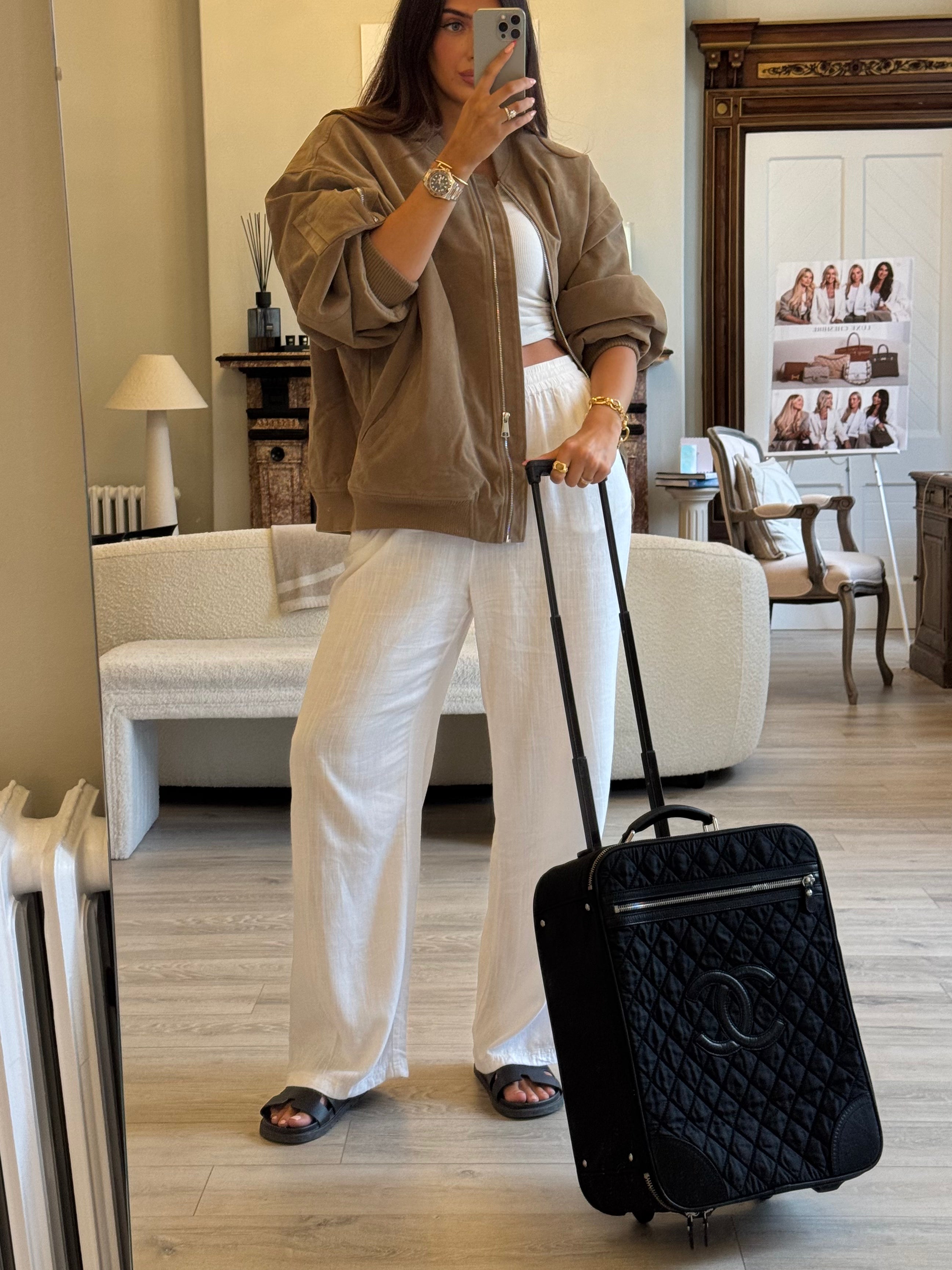 Chanel CC Nylon Cabin Trolley