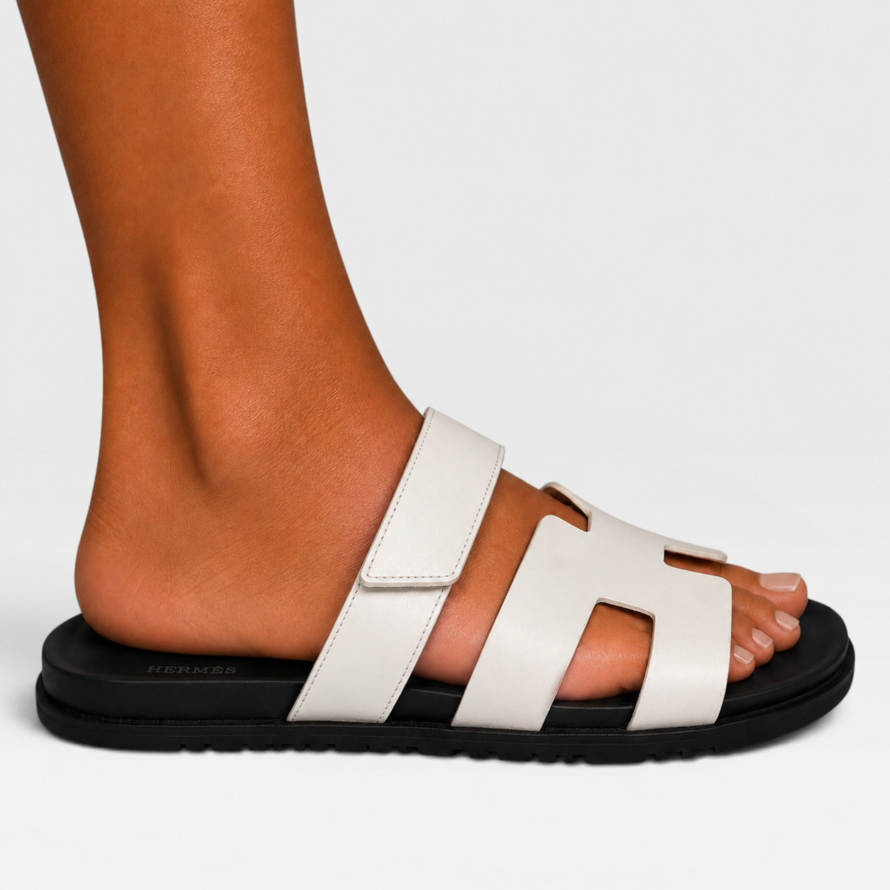 Hermès Chypre Sandals In White (Size 38/UK5)